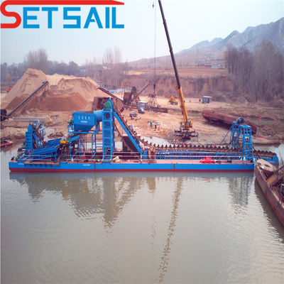 75kw-150kw Generator Sets Chain Bucket Gold Dredger για εξοπλισμό έρευνας χρυσού