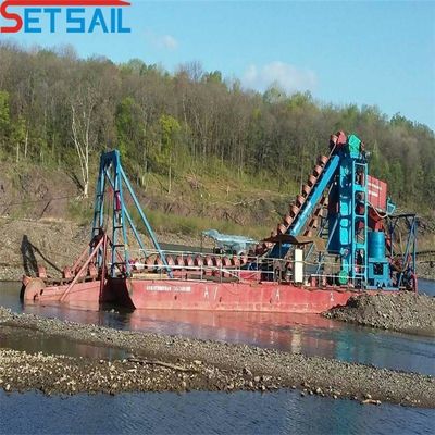 1800.00cm * 380.00cm * 150.00cm CTD Τύπος τρύπας Αλυσίδα κουβάς Χρυσή εξόρυξη Διαμαντένιος αποβρύχτης