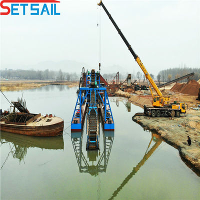 1800.00cm * 380.00cm * 150.00cm CTD Τύπος τρύπας Αλυσίδα κουβάς Χρυσή εξόρυξη Διαμαντένιος αποβρύχτης