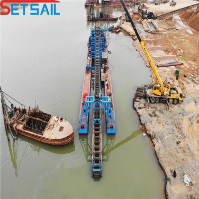 1800.00cm * 380.00cm * 150.00cm CTD Τύπος τρύπας Αλυσίδα κουβάς Χρυσή εξόρυξη Διαμαντένιος αποβρύχτης
