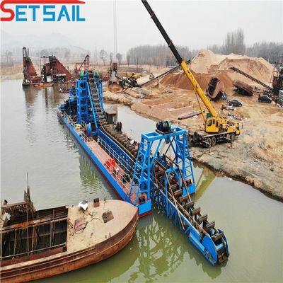 1800.00cm * 380.00cm * 150.00cm CTD Τύπος τρύπας Αλυσίδα κουβάς Χρυσή εξόρυξη Διαμαντένιος αποβρύχτης