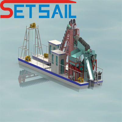 Ηλεκτρική QHMB-3 Lake Chain Bucket Gold Mining Dredger για τον ποταμό Διαμάντι σε προσιτή τιμή