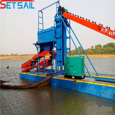 ΗΠΑ Chain Bucket River εξοπλισμός εξόρυξης χρυσού για χρυσό διαμάντι εγγύηση επιστροφής χρημάτων 30 ημερών