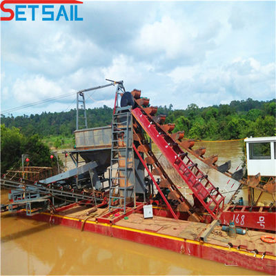 ΗΠΑ Chain Bucket River εξοπλισμός εξόρυξης χρυσού για χρυσό διαμάντι εγγύηση επιστροφής χρημάτων 30 ημερών