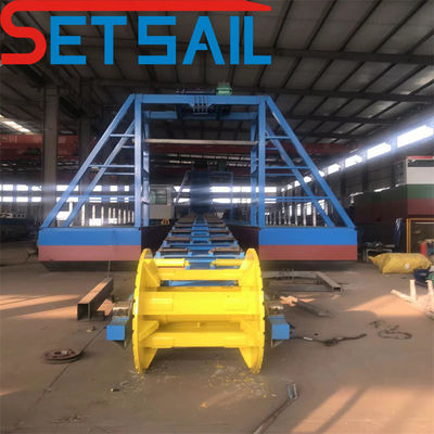 Αλυσίδα Bucket River Mining Dredger για τη λίμνη χρυσού από το Set Sail εντός βάθους εκσκαφής 7m-20m