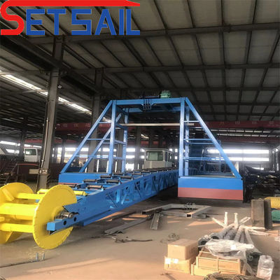 Αλυσίδα Bucket River Mining Dredger για τη λίμνη χρυσού από το Set Sail εντός βάθους εκσκαφής 7m-20m