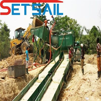Πακέτο Ακαθάριστο βάρος 5000.000kg Μηχανήματα χερσαίας σιδήρου και άμμου για χερσαία διαμάντια και χρυσό