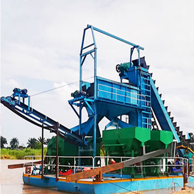 Η Setsail Chain Bucket River εξόρυξη χρυσού διαμαντιού για το Κονγκό από επαγγελματία