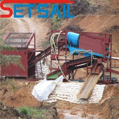 7.5kw-50kw Κεντρίφουγα Δύναμη Χερσαία Χρυσό και διαμαντένια εξορυκτικές μηχανές με βρύση αναστάτωσης