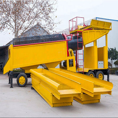 120kw-2000kw Συνολική ισχύς γεννήτριας LM-8 Trommel Land Μηχανή εξόρυξης χρυσού και διαμαντιών