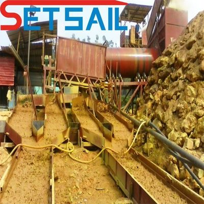 Εξοπλισμός εξόρυξης χρυσού με κεφαλή 8-15 μέτρων και χωρητικότητα κουβάς 0,07m3