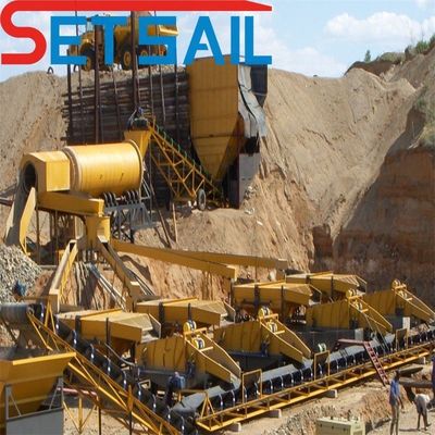 Εξοπλισμός εξόρυξης χρυσού με κεφαλή 8-15 μέτρων και χωρητικότητα κουβάς 0,07m3