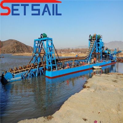 7.5-50kw Ένεση αντλία Δυναμική αλυσίδα Bucket River Χρυσό και διαμάντια εξοπλισμός εξόρυξης αποβρύχισης