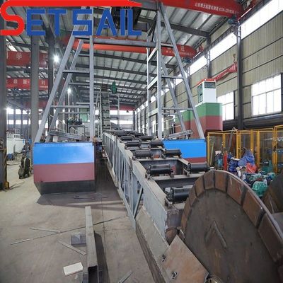 7.5-50kw Ένεση αντλία Δυναμική αλυσίδα Bucket River Χρυσό και διαμάντια εξοπλισμός εξόρυξης αποβρύχισης