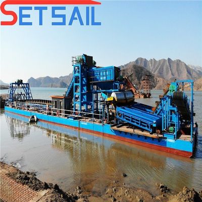 Υψηλή 75kw-150kw Generator Power River Mining Gold Dredger για εξοπλισμό διαμαντιού λίμνης