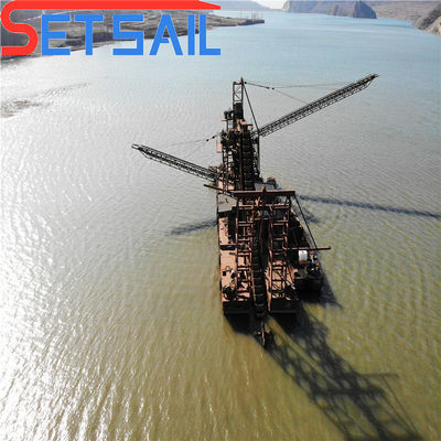 Υψηλή 75kw-150kw Generator Power River Mining Gold Dredger για εξοπλισμό διαμαντιού λίμνης