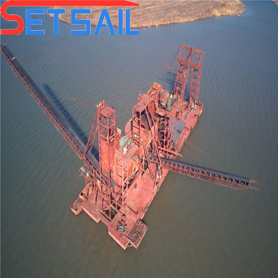 Υψηλή 75kw-150kw Generator Power River Mining Gold Dredger για εξοπλισμό διαμαντιού λίμνης