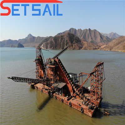 Υψηλή 75kw-150kw Generator Power River Mining Gold Dredger για εξοπλισμό διαμαντιού λίμνης