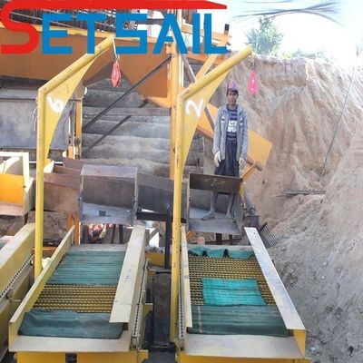 50-500 τόνους χωρητικότητα Κεντρίφουγα ισχύς 7.5-50kw Μηχανήματα εξόρυξης χρυσού με βρύση αναστάτωσης