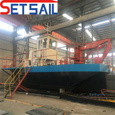 12 Kw Generator Power Υψηλής χωρητικότητας φόρτωσης Υπηρεσιακό εργατικό πλοίο με υδραυλικό γερανό