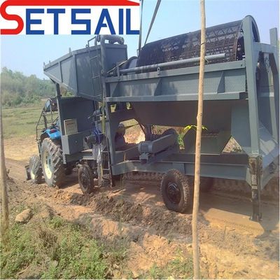 460.00cm * 200.00cm * 225.00cm Μέγεθος πακέτου Εξοπλισμός εξόρυξης διαμαντιών με οθόνη χρυσού τύμπανο