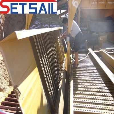 200m3/h ροή νερού καταρροϊκό εργοστάσιο διαμαντιού άνθρακα χάλυβα σετ ιστιοφόρο μηχανή εξόρυξης χρυσού