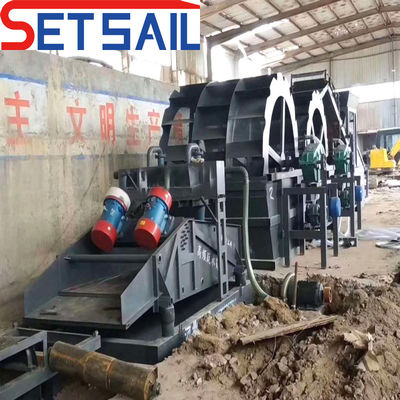 Μηχανή επεξεργασίας άμμου 2200mm Wheel Bucket Advanced Technology για γραμμή παραγωγής άμμου