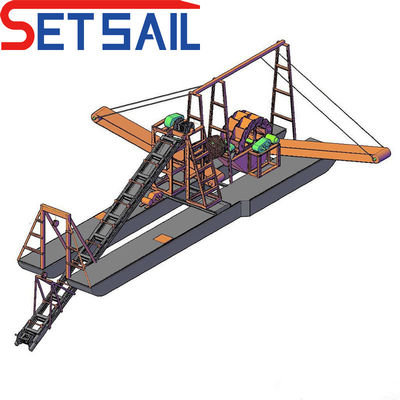 Μηχανή επεξεργασίας άμμου 2200mm Wheel Bucket Advanced Technology για γραμμή παραγωγής άμμου