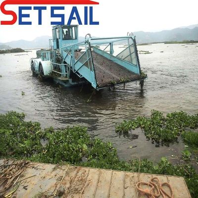 Συγκρότημα Sail υδάτινο εργοστάσιο καθαρισμού μηχανή για το σκάφος κόψιμο ζιζανίων 1 έτος Υπηρεσία μετά την πώληση