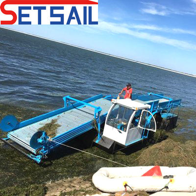 Συγκρότημα Sail υδάτινο εργοστάσιο καθαρισμού μηχανή για το σκάφος κόψιμο ζιζανίων 1 έτος Υπηρεσία μετά την πώληση
