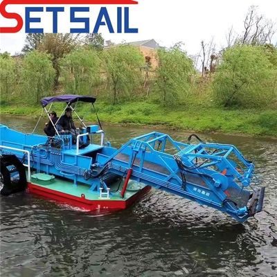 3m-6m Κόψιμο πλάτος φύκια Harvester Ντίζελ κινητήρας για υποβρύχια συλλογή φύκια