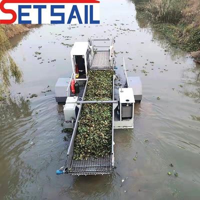 3m-6m πλάτος κοπής πλάτος κύτους Setsail χόρτο συγκομιδή και πλωτός συλλέκτης σκουπιδιών