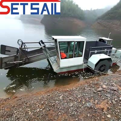 3m-6m πλάτος κοπής πλάτος κύτους Setsail χόρτο συγκομιδή και πλωτός συλλέκτης σκουπιδιών