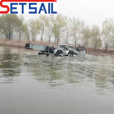 7.2m-25m Συνολικό μήκος Συλλέκτης φυκιών Συλλέκτης σκάφος για συλλογή υδρόβιων φυτών