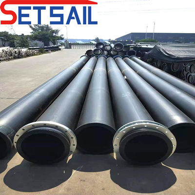 Εγκατάσταση πλέγματος QHCSP-1 Cutter Suction Dredger Discharge HDPE Pipe για τοποθεσία σχεδίου εκσκαφής