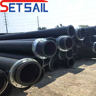 Εγκατάσταση πλέγματος QHCSP-1 Cutter Suction Dredger Discharge HDPE Pipe για τοποθεσία σχεδίου εκσκαφής
