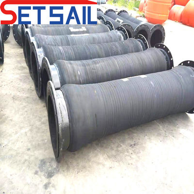Στρογγυλό ανθεκτικό υλικό HDPE Σκουπίδια αναρρόφηση σωλήνα άμμου Αρχική πληρωμή Πλήρης πληρωμή